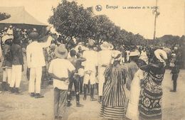 Bangui (République Centre-Africaine A.E.F.) - La Célébration Du 14 Juillet - Carte Nels Non Circulée - Repubblica Centroafricana