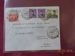 Lettre D Egypte De 1946 A Destination De Paris - Covers & Documents