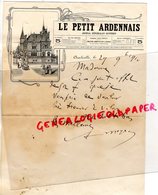 08- CHARLEVILLE- RARE LETTRE LE PETIT ARDENNAIS-JOURNAL REPUBLICAIN QUOTIDIEN-36 COURS ORLEANS-1910 - Printing & Stationeries