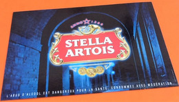 Plaque Publicitaire Carton   Stella Artois  (600x400)mm - Plaques En Carton