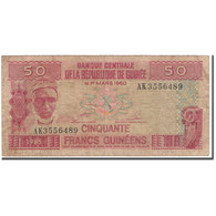 Billet, Guinea, 50 Francs, 1960-03-01, KM:29a, B+ - Guinea
