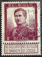 BELGIQUE              N° 122                   OBLITERE - 1915-1920 Albert I