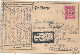 B2473 Turkey Letter To Austria History WWI Royalty Mi 400 - Covers & Documents