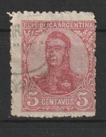 MiNr. 126 Argentinien / 1908/1909. Freimarken: General San Martín. - Usados