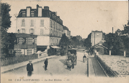 93) L'ILE SAINT-DENIS - La Rue Méchin (1924) - L'Ile Saint Denis