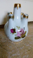 Porcelaine De France - Vase Boule Pour Quelques Fleurs... - Rose & Dorure - Porcelaine - Vers 1950 - Other & Unclassified