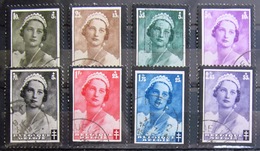 BELGIQUE              N° 411/418                 OBLITERE - Used Stamps