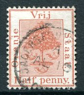 Orange Free State - South Africa - 1883-84 - ½d Chestnut Used (SG 48) - Oranje-Freistaat (1868-1909)