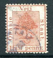 Orange Free State - South Africa - 1883-84 - ½d Chestnut Used (SG 48) - Oranje-Freistaat (1868-1909)