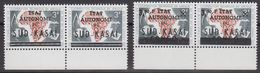 Zuid-Kasaï 1961 2w Pair (margin) ** Mnh (40995C) - Süd-Kasai