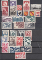 Francia - 1946 - Annata Completa / Complete Year Set ** + Aerea Yv. 16/19 + 18a ** - 1940-1949
