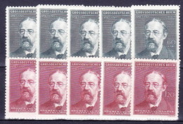 Boheme Et Moravie 1944 Mi 138-9 (Yv 117-8) 5x, (MNH)** - Unused Stamps