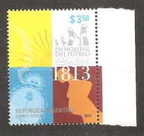 ARGENTINA 2013 BICENTENARY OF CONSTITUTION MNH - Nuevos