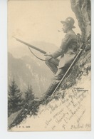 SUISSE - Chasseur à La Montagne - Postée à VERRIERES En 1903 -  NEUCHATEL - Les Verrières