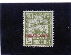 B - 1927 Kouang Tcheou - Aratore E Torre Di Confucio (linguellato) - Ungebraucht