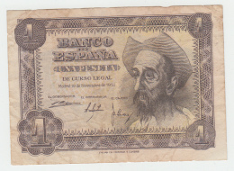 SPAIN 1 PESETA 1951 AXF Pick 139 - 1-2 Pesetas