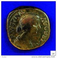 Faustina De Jonge  (161 - 175) AD  -  AE Sestercius  27,37 Gr.  -  ROME    -  RIC 1642 - The Anthonines (96 AD To 192 AD)