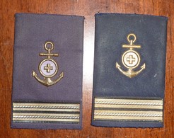 CAPO 2^ CLASSE INFERMIERE - SANITARIO - MARINA  MILITARE ITALIANA - GRADI TUBOLARI - USATI - Italian Navy CPO - Navy