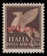 ITALIA - ISOLE JONIE (Emissioni Generali) - POSTA AEREA - 50 C. Bruno - 1941 - Isole Ioniche