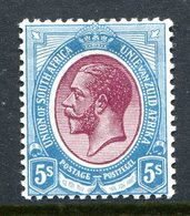 South Africa 1913-14 KGV Definitives - 5/- Purple & Blue HM (SG 15) - Ungebraucht