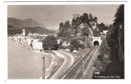 Österreich - Rattenberg Am Inn In Tirol - Alte Ansicht - 1957 - Bahnstrecke - Bahngleise - Rattenberg