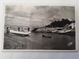 QUIMIAC KERCABELLEC , Loire Atlantique 44 ,  Le Port Et Le Pont, Animée,  Bateaux , 1951 TB - Mesquer Quimiac