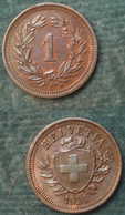 M_p> Svizzera 1 Rappen 1924 Rame - Bella Conservazione - 1 Centime / Rappen