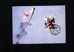 Norway 1993 Olympic Games Lillehammer Postcard - Winter 1994: Lillehammer