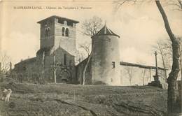 St Germain Laval * Chateau Des Templiers  ( Scan Recto Et Verso ) - Saint Germain Laval