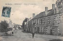 Genouilly        18       Place Et Grande Rue         ( Voir Scan) - Autres & Non Classés