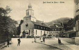 BAD GRUND Im Harz, Kirche (1910s) AK - Bad Grund