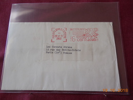 Lettre Des Pays-Bas De 1960 Avec EMA A Destination De Paris - Franking Machines (EMA)