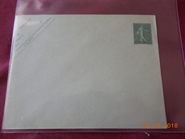 Lettre Entier Postal Avec Semeuse Lignée à 15 Centimes - Enveloppes Types Et TSC (avant 1995)