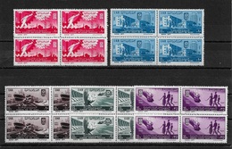 Egypt 1961, 90th Anniv Of Revolution, Blocks Of 4, Scott # 523-527, VF MNH**OG (RN-5 - Blocks & Kleinbögen