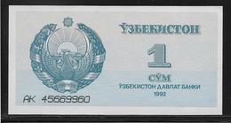 Ouzbékistan - 1 Sum - Pick N°61 - NEUF - Ouzbékistan