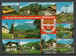 Deutschland Luftkurort RUHPOLDING Gesendet 1985 Mit Briefmarke + Sonderstempel Special Cancel - Ruhpolding