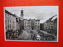 Zittau.Markt Mit Rathaus.Bus - Zittau