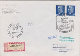 Norway 1989 Polar Circle Return R-letter Ca 6.07.90 (41013) - Andere & Zonder Classificatie