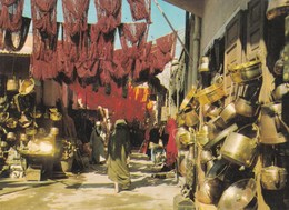 MARRAKECH MARCHANDS DE CUIVRE AU SOUK  DES TEINTURIERS (dil356) - Marrakech