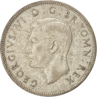 Monnaie, Grande-Bretagne, George VI, Florin, Two Shillings, 1942, TTB, Argent - J. 1 Florin / 2 Shillings