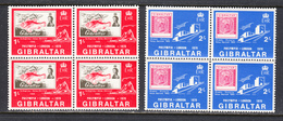 Gibraltar 1970, Mint No Hinge, Blocks, Sc# 238-239, SG ,Yt - Gibraltar