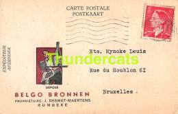 CPA PUB PUBLICITE RECLAME BELGO BRONNEN RUMBEKE DESMET MAERTENS - Roeselare