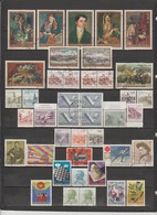 35 TIMBRES YOUGOSLAVIE OBLITERES & NEUFS SANS GOMME DE 1971 à 1974 - Oblitérés