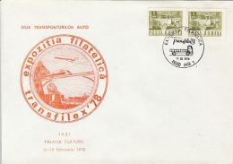 73515- TRANSFILEX PHILATELIC EXHIBITION, TRUCKS, SPECIAL COVER, 1978, ROMANIA - Trucks