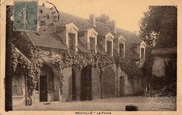 NEUVILLE. - La Ferme. Carte RARE - Neuville-sur-Oise