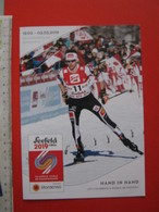 Z4 LOCANDINA DEPLIANT FLYER - AUSTRIA 2019 TIROL SCI SKI CHAMPIONSHIPS NORDIC WORLD SALTO FONDO - Wintersport