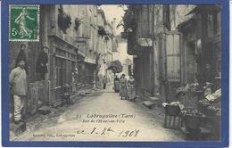 CPA Tarn 81 La Bruguière Rue Circulé - Labruguière