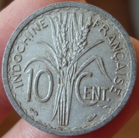 10 Centimes 1945 Indochine Française - Indochine