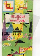 BELGIQUE ET LUXEMBOURG-BELGIE EN LUXEMBURG- CARTE ROUTIERE  SHELL BENELUX - Carte Stradali