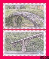 ABKHAZIA 2018 Europa CEPT Theme Architecture Bridges Besleti Bridge & Gumista Bridge 2v MNH - 2018